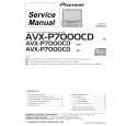 PIONEER AVX-P7000CDES Manual de Servicio