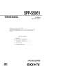 SONY SPPSS961 Manual de Servicio