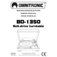 OMNITRONIC BD-1350 Manual de Usuario