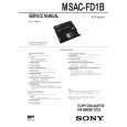 SONY MSAC-FD1B Manual de Servicio