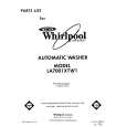 WHIRLPOOL LA7001XTM1 Catálogo de piezas