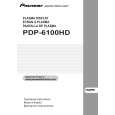 PIONEER PDP-6100HD Manual de Usuario