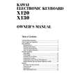 KAWAI X130 Manual de Usuario