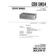 SONY CDX-5N54 Manual de Servicio