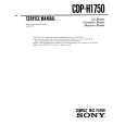 SONY CDP-H1750 Manual de Servicio