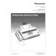 PANASONIC KXF215 Manual de Usuario