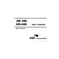 ADI AR-446 Manual de Usuario