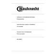 BAUKNECHT BPH2002RWS Manual de Usuario