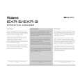 ROLAND EXR-5 Manual de Usuario