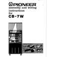 PIONEER CB-7W Manual de Usuario