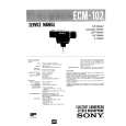 SONY ECM-102 Manual de Servicio