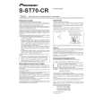 PIONEER S-ST70-CR/SXTW/EW5 Manual de Usuario