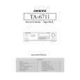 ONKYO TA6711 Manual de Usuario