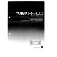 YAMAHA R-700 Manual de Usuario
