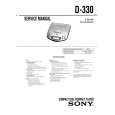 SONY D-330 Manual de Servicio