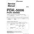 PIONEER PDK-5006E Manual de Servicio
