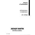 ARTHUR MARTIN ELECTROLUX AR3596B Manual de Usuario