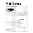 PIONEER TX-606 Manual de Usuario