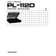 PIONEER PL-112D Manual de Usuario