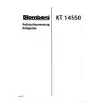 BLOMBERG KT14550-1 Manual de Usuario
