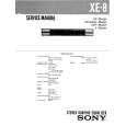 SONY XE8 Manual de Servicio