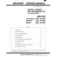 SHARP AR-FX2 Manual de Servicio
