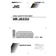 JVC HR-J633U Manual de Usuario JVC HR-J633U Manual de Usuario