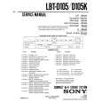 SONY LBTD105K Manual de Servicio