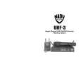 NADY AUDIO UHF-3 Manual de Usuario
