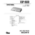 SONY XDP-U50D Manual de Servicio