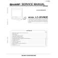 SHARP LC-20VM2E Manual de Servicio
