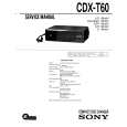 SONY CDX-T60 Manual de Servicio