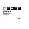 BOSS PSM-5 Manual de Usuario