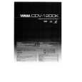 YAMAHA CDV-1200K Manual de Usuario