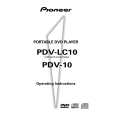 PIONEER PDV-10/ZL Manual de Usuario