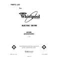 WHIRLPOOL LE3000XMW2 Catálogo de piezas
