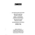 ZANUSSI ZHM722W Manual de Usuario