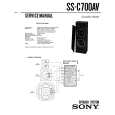 SONY SSC700AV Manual de Servicio