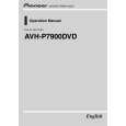 PIONEER AVH-P7900DVD/RE Manual de Usuario