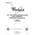WHIRLPOOL SF3004SRW5 Catálogo de piezas
