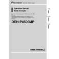 PIONEER DEH-P4500MP Manual de Usuario