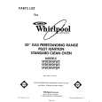 WHIRLPOOL SF302BSRW2 Catálogo de piezas