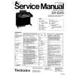 TECHNICS SX-GX5 Manual de Servicio
