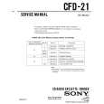 SONY CFD-21 Manual de Servicio