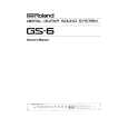 ROLAND GS-6 Manual de Usuario