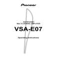PIONEER VSA-E07/HY Manual de Usuario