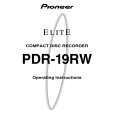 PIONEER PDR-19RW/KU/CA Manual de Usuario