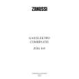 ZANUSSI ZOG345IX Manual de Usuario