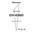 PIONEER DV-636D/RLXJ/NC Manual de Usuario