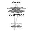 PIONEER X-MT2000 Manual de Usuario